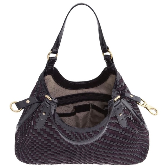 Cole Haan Genevieve Woven Triangle Leather Tote - Picture 4 of 5